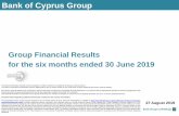 Bank of Cyprus Group · Dec 15 Dec 17 Dec 18 Mar 19 pro forma for Helix Jun 19 Non Core NPEs Core NPEs Core NPEs 0.12 0.03 0.07 0.14 0.10 0.26 0.23 0.17 up to 31 Dec 2019 2020 2021+