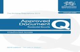 Approved Document - Home | GOV.WALES · This approved document gives guidance on how to comply with requirement Q1 of the Building Regulations. It contains the following sections: