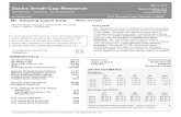 Zacks Small-Cap Research...Zacks Investment Research Page 3 scr.zacks.com delinquency rate of 4.2%, an improvement YOY from a total balance of $454,452 (or 6.6%) on March 31, 2017.