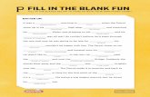 FILL IN THE BLANK FUN - mktg.mlbstatic.com · FILL IN THE BLANKS BELOW TO COME UP WITH YOUR OWN FUNNY STORY! FILL IN THE BLANK FUN BATTER UP! It was a _____ morning in _____ when