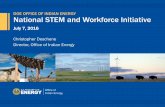 DOE OFFICE OF INDIAN ENERGY National STEM and Workforce ...€¦ · 1. promote Indian tribal energy development, efficiency, and use; 2. reduce or stabilize energy costs; 3. enhance