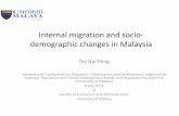 Internal migration and socio- demographic changes in Mala Internal migration and socio-demographic changes