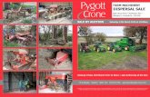 CONDITIONS OF SALE - Pygott and Crone Estate Agents · Ex MOD USAF 14ft four wheel articulated bomb trailer 4 wheel articulated flat harvest trailer with drop sides and harvest raves