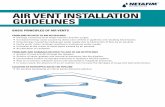AIR VENT INSTALLATION GUIDELINES - Netafim USA · 2020-06-26 · AIR VENT INSTALLATION GUIDELINES PROBLEMS RELATED TO AIR IN PIPELINES Damage caused by local water hammer and line