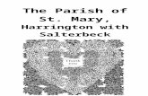 St Mary’s Church  · Web viewThe Parish of St. Mary, Harrington with . Salterbeck. St Mary’s Church. Priest in ChargeRev Julia Powley 830215