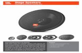 Stage Speakers - JBL · Stage Series coaxial and component speakers make signature JBL performance remarkably inexpensive. Polypropylene woofers provide a strong foundation of bass