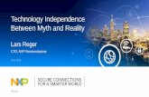 Technology Independence between Myth and Reality · Computing Consumer Mobile payment Machine learning Smart cards Wearables Healthcare They all need Processing, Connectivity and