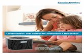 Comfortmaker Split System Air Conditioners & Heat Pumps · 2019-04-11 · Energy Efficiency Rating (EER)—Measures the cooling efficiency of air conditioners and heat pumps during