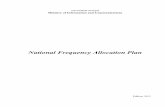 National Frequency Allocation Plan - Nepal Telecommunications … · 2018-03-11 · National Frequency Allocation Plan 2013 MOIC, NEPALPage 2 Russian Federation. It also includes