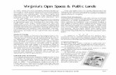 Virginia's Open Spaces & Public Lands · 2012-05-18 · Virginia’s Natural Resources Education Guide 65.0 Over 70% of all counties and virtually all of the cities in Virginia have