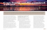 CONTROL VALVES Catching unfit control valvesfirstgmbh.de/sites/default/files/publication/Hinssen.pdfDuring my 42 years in the petrochemical industry, working 35 years for an American