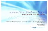 Published by the Assistive Technology Industry Association (ATIA) · 2018-08-28 · Volume 11, Summer 2017 Assistive Technology Outcomes and Benefits | Maximizing the Benefits of