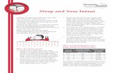 Sleep and Your InfantSleep and Your Infant Getting enough sleep after having a baby can be hard for many parents. This handout explains normal infant sleep and gives you tips that