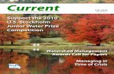 Current...Current A Publication of the Missouri Water Environment Association Fall 2009 Vol. 50 No. 3 Support the 2010 U.S. Stockholm Junior Water Prize CompetitionEastErn Missouri