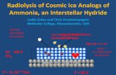 Radiolysis of Cosmic Ice Analogs of Ammonia, an ... · Phys. Chem. Chem. Phys., 2010,12, 5947-5969 DOI: 10.1039/B917005G Interstellar synthesis of prebiotics: Widely Accepted Hypothesis
