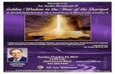 Year of Shariyat Audio - ECK Ca · Golden KWisdom in the KYear of the Shariyat 2015 ECK Worldwide Seminar Talk by Harold Klemp, the Spiritual Leader of Eckankar "There are many Temples