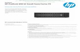 PSG EMEA Commercial Desktop 2014 Datasheet · 2018-02-28 · Datasheet HPProDesk600G2SmallFormFactorPC HPrecommendsWindows10Pro. Accessoriesandservices(notincluded) HP 9.5mm Desktop