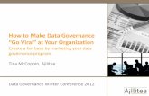 How to Make Data Governance - Discovery Health Partners · —Elevator Sheets —TV •Team and Enterprise Events —Lunch n Learn —Roadshows —Townhalls • —Group Meetings