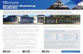 Modular Building Bulletin · Modular Building Bulletin Issue 1 April 2017 Welcome to the irst edition of the modular building bulletin. This bulletin has been established to provide