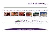 ANNUAL MEETING & POSTGRADUATE COURSE OCTOBER …nutricion.sochipe.cl/subidos/congresos/docs...1 Dear Colleague: We invite you to attend “The 23rd Annual NASPGHAN Meeting and 11th