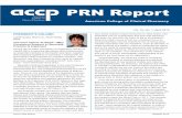 PRN Report - ACCPamedprn.accp.com/docs/prns/report/PRN_Report_Spring2015.pdf · Practice Is Important Among the constant cacophony of contentious issues on Capitol Hill is a welcome