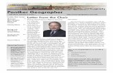 Panther Geographercial geomorphology (cold-climate, nonglacial landforms and process-es), the geography of the polar regions, and the history of geog-raphy and polar exploration. He