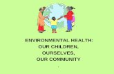 ENVIRONMENTAL HEALTH: OUR CHILDREN, OURSELVES, …...POP’s-Persistant Organic Chemicals • PCB’-(polychhlorinated biphenyls)-small for gestational age infants • PBBs (polybrominated