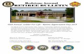 Redstone Arsenal RETIREE BULLETIN - U.S. Army …...Redstone Arsenal 48th Annual Soldier for Life - Retiree Appreciation Day 25 October 2019 Schedule of Events Friday, 25 October 2019