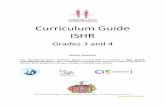 Curriculum Guide ISHR · Curriculum Guide ISHR Grades 3 and 4 Mission Statement The International School Hannover Region is committed to providing a high- quality, international education