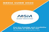 MEDIA GUIDE 2020€¦ · new products. To rent a mailing list, please review the mailing list information on the AASM website and submit the completed mailing list forms and a sample