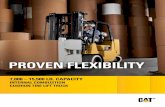 PROVEN FLEXIBILITY - Mitsubishi Caterpillar Forklift .../media/mcfa/sites/portal...NOTE: These specifications assume the use of drive axles, tires and tilt angles specified. Any modification