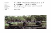 Field Performance of Forest Service Timber Bridges Laboratory · Forest Service Forest Products Laboratory National Wood in Transportation Information Center Research Paper FPL–RP–572