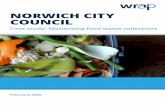 NORWICH CITY COUNCIL - WRAP · 57,000 households and Norwich were able to roll out the interventions in a two week delivery period. Training with the crews led to an operationally
