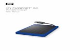 MY PASSPORT GO - Western Digital...Passport Go portable drive delivers SSD performance of up to 400MB/s. Worry-free Portability — Engineered and manufactured by Western Digital,