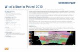 What's New in Petrel 2015 - Schlumberger...software platform addresses these challenges by bringing disciplines together with best-in-class science in an unparalleled productivity