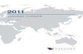 DRIVIng CHange - Bausch Health · 2015-12-21 · COMPanY OVeRVIeW Valeant Pharmaceuticals International, Inc. (nYSe/TSX:VRX) ... report filed with the U.S. Securities and exchange