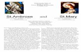 St.Ambrose and St · 3/15/2020  · Es una campaña global con motivo del quinto aniversario de la Carta Encíclica 'Laudato Si' sobre el cuidado de Nuestro hogar común. ... El grito
