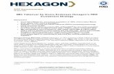 IMC Takeover by Ucore Endorses Hexagon’s REE Investment ... · 28/04/2020  · ASX Announcement . 28 April 2020 . IMC Takeover by Ucore Endorses Hexagon’s REE Investment Strategy