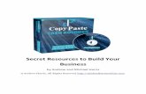Secret Resources to Build Your Businessinternetbizuniversity.com/wp-content/uploads/2017/... · Instabuilder: This is what we use to build our websites. Lots of these methods have