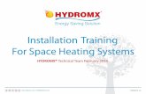 Hydromx Installation Training for Space Heatinggalaxyens.com/installer-information/Hydromx... · Hydromx should be added to bring the measure back to the installation record. •