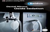 Dental Nitrous Oxide Sedation · 2020-01-21 · O is raised successively until desired sedation is rea-ched. While the patient is inhaling and exhaling the oxy - gen-nitrous oxide