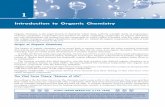 Introduction to Organic Chemistry...Introduction to Organic Chemistry 1 Organic chemistry is the major branch of chemistry which deals with the scientific study of preparation, structure,
