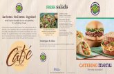 CATERING menu - Amazon S3...Invite Tropical Smoothie to your next gathering for a refreshing change! Everyone meets better when they eat better! From morning meetings with the sales