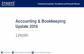 Accounting & Bookkeeping Update 2018 ... Accounting & Bookkeeping Update 2018 @Streetsacc Streets Chartered Accountants Streets Chartered Accountants Chartered Accountants, Tax Advisers