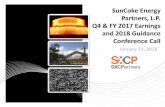 SunCoke Energy Partners, L.P. Q4 & FY 2017 Earnings and ...s2.q4cdn.com/280787235/files/doc_financials/sxcp/... · This slide presentation should be reviewed in conjunction with the