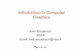 Introduction to Computer Graphics - What is Computer Graphics? â€¢ Computer graphics deals with: â€“
