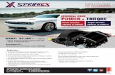 INCREASE YOUR POWER TORQUE - Sprintex USAsprintexusa.com/sales_sheets/challenger_3_6_sales_sheet.pdf · DODGE CHALLENGER 3.6L V6 PENTASTAR INCREASE YOUR POWER & TORQUE Power increase