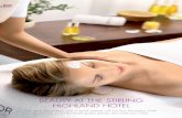 BEAUTY AT THE STIRLING HIGHLAND HOTEL · BEAUTY AT THE STIRLING HIGHLAND HOTEL For more information and to book please call the Spa Reception Desk on 01786 272720 (hotel guests please
