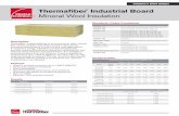 Therma-ber Industrial Board Mineral Wool Insulation · PRODUCT DATA SHEET Therma-ber® Industrial Board Mineral Wool Insulation Description Thermafiber® Industrial Board is an economical,