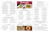 SOUPS & SALADS WOODFIRED PIZZA · 2019-12-31 · EAT WELL. FEEL GOOD. SAMMY’S WOODFIRED PIZZA AND GRILL has celebrated 30 years of spectacular food in San Diego, Las Vegas and beyond.